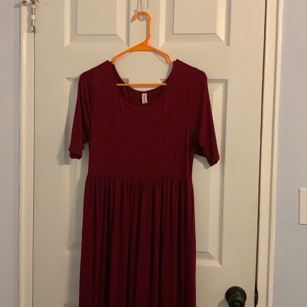 3/4 sleeve boutique maxi